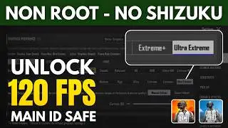 (No Shizuku) How to unlock 120 fps in BGMI/Pubg | Bina Shizuku ke 120 Fps kese Kare