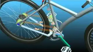 Chainless Bicycle STRINGBIKE(mani4astro)