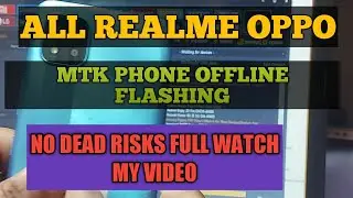 All Type Oppo Realme Flashing Unlocktool | Realme Oppo MEDIATEK Phone Flashing