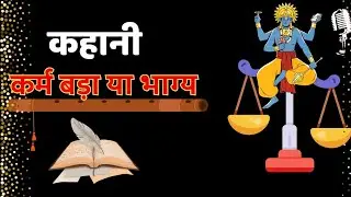 कहानी "कर्म बड़ा या भाग्य" ।। भगवत गीता के अनमोल वचन।। Geeta Gyan ।। inspirational story #motivation