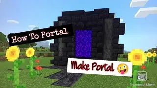 How To Build Portal In Easy Way In Hindi || #minecraft #minecrafttutorial #gaming