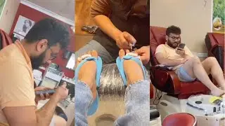 Going on Pedicure Date With Husband be Like…