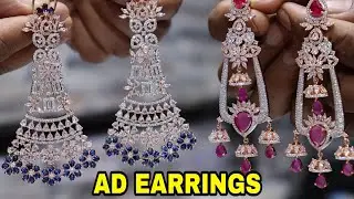 Ad Jhumka | Artificial Ad Long Earrings | Doublet Stone Earrings in Wholesale Price Part 36