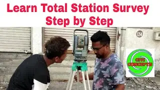Total Station Survey Full Learning 2024 | How To Use Total Station | Total Station Use 2024