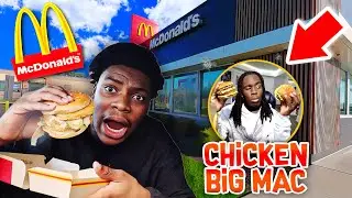 TRYING KAI CENAT CHICKEN BIG MAC FROM MCDONALDS!