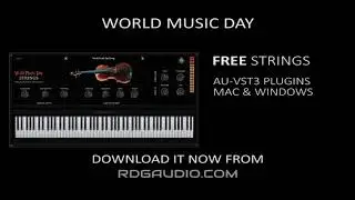 World Music Day FREE Strings AU VST3 Plugins Download RDGAudio
