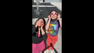 It's a solar eclipse!