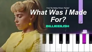 Billie Eilish - What Was I Made For'? | Piano Tutorial