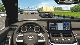 TOYOTA Land cruiser 300 REALISTIC DRIVING | City Car Driving