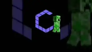Minecraft creeper Nintendo GameCube logo
