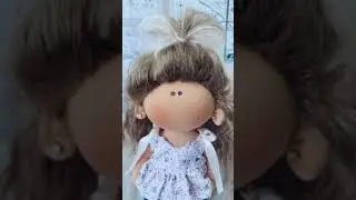 Текстильная кукла ручной работы 