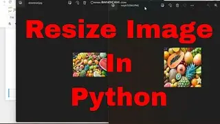 Python image processing tutorial for beginners / Resize image in Python code