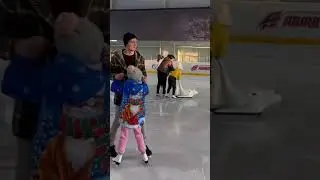 Во сколько лет вы научились кататься? #shot #коньки #дети
