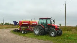 Немного о тракторе МТЗ-1523 соседей. Пробуем молотить, но увы...