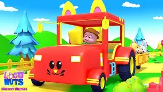 Wheels On The Tractor Song + More Nursery Rhymes & Cartoon Videos by Kids Tv