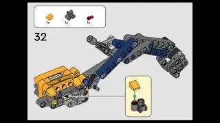LEGO Technic Экскаватор 42147, инструкция по сборке