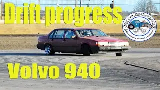 Drift progress in our Volvo 940 P15