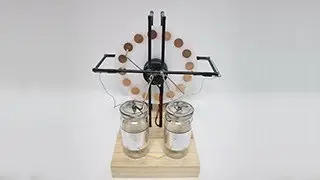 Cooling FAN Wimshurst machine experiment