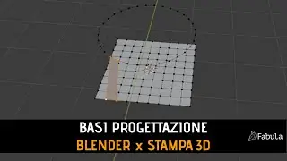 Basi della progettazione 3D con Blender - Unione vertici