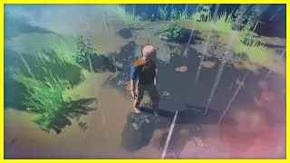 Procedural Puddles and Rain in Prismatica [UE4 WIP]