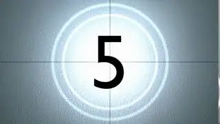 Retro film countdown video