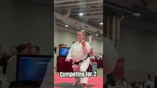 Competing for 2 | Excellent Inspiring Traditional Sport Karate Kata Form #womenpower #karate