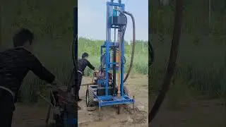 Portable diesel hydraulic water well#drilling rig#smallwaterwelldrillingrig #boreholedrillingmachine