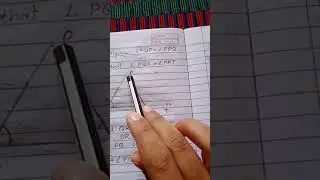 Lines and Angles(if angle PQR = angle PRQ then prove that angle PQS=angle PRT)