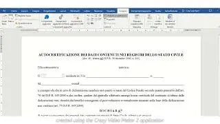 Modulo Word Compilazione