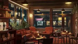Rainy Night Jazz | Cozy Café Ambience for Ultimate Relaxation, Sleep and Study