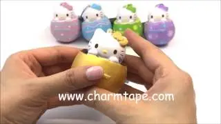 Hello Kitty Choco Egg Squishy - Gold Egg by Sanrio