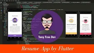 Coding resume app by Flutter in 25 minutes