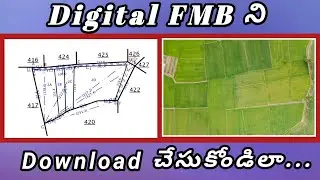 HOW TO DOWNLOAD DIGITAL FMB OF LAND|FIELD MEASUREMENT BOOK|SURVEYING