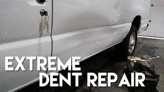 Extreme PDR Big Dent Repaired By Dentlesstouch