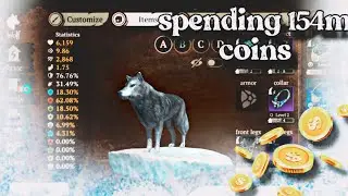 Purchasing the frost wolf and spending 154m coins  || The Wolf