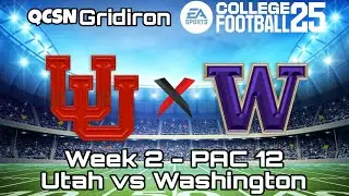 Season 1 Week 2: Utah vs Washington | EA Sports College Football 25
