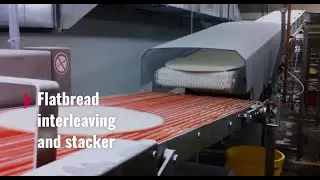 Flatbread interleaving and stacking
