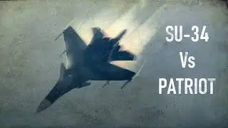Su-34 Narrowly Survives Encounter with Patriot Missile | Real Life Audio