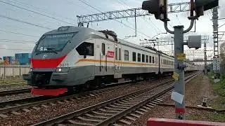 Эп2д-0073 отправляется со станции силикатная
