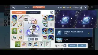 Maplestory M - Emblem Potential Scroll Attempt + Refining LSW!