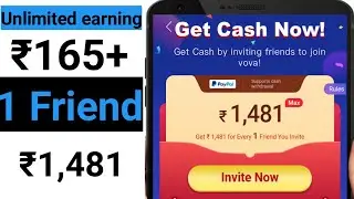 Vova unlimited trick | Unlimited Earn ₹165+₹165 100% Garenty | Instant Withdrow | Online Money |