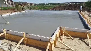 ⚡️ЕВРО ФУНДАМЕНТ⚡️ Технология плитного фундамента из бетона⚡️Foundation technology