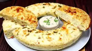 Easy Protein, Vitamin C,Zinc Rich Morning Breakfast ~ 1 batter 2 new 1 TSP oil breakfast ~ lauki