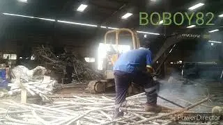 Potong Dan susun rebar jadi satu bundle