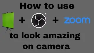 How to use a green screen with OBS for your ZOOM meetings