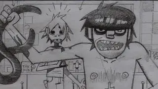 Gorillaz the eel storyboard