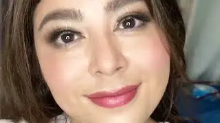 Practicing bridal makeup for my sister’s wedding dress fitting