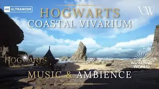 [4K] Coastal Vivarium Room of Requirement Music & Ambience (21:9 Ultrawide) | Hogwarts Legacy