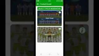Football ground Booking app