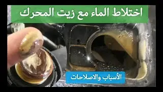 سبب اختلاط زيت المحرك بالماء وتحوله إلى الطحينيه / ماذا تفعل وما هي الخطورة والاصلاحات المطلوبة؟